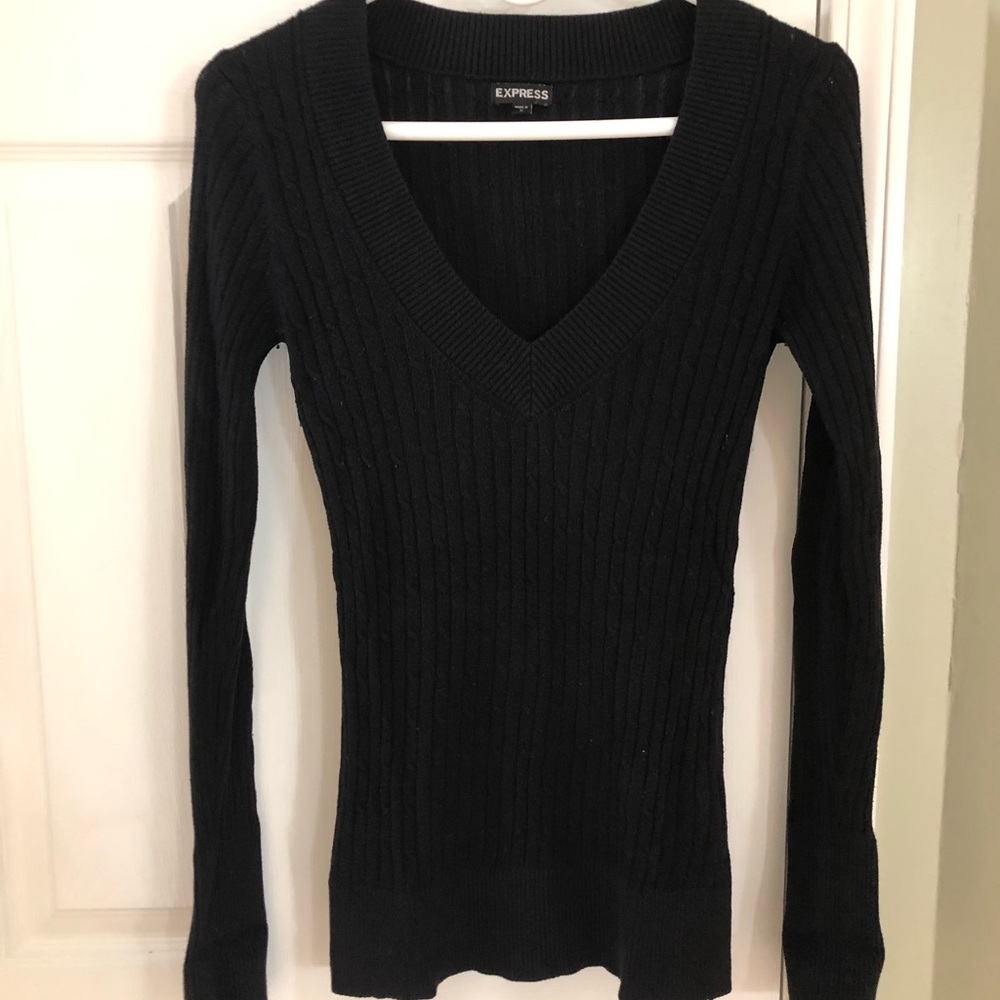 Express black sweater